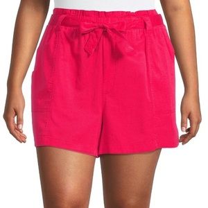 Terra & Sky Paperbag Belted Short Size 2X